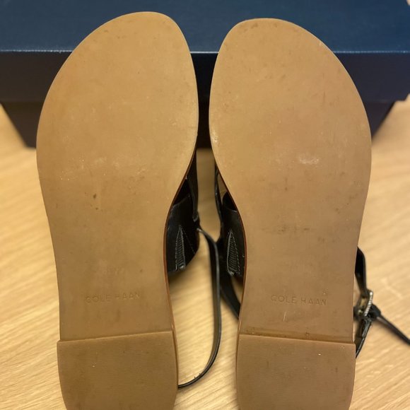 Cole Haan Flynn Flat Sandal, Black US 7 - Picture 4 of 8